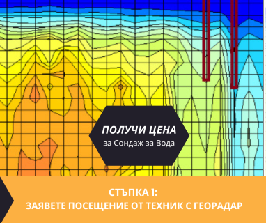 Геофизично проучване на вода с георадари преди изграждане на сондаж за вода в имот за Акчелар 9010 с адрес улица Петър Слабаков 348 община Варна област Варна, п.к.9010.